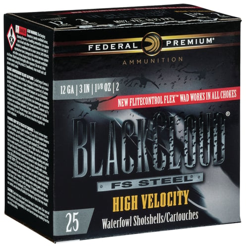 Federal PWBXH1432 Black Cloud FS High Velocity 12 Gauge 3