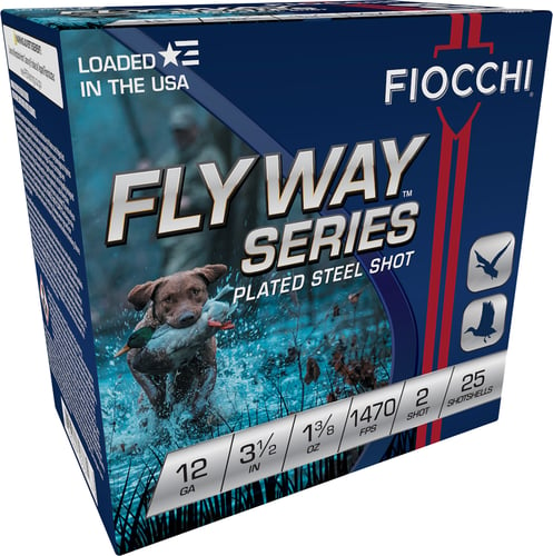 FIOCCHI 12GA #2 FLYWAY STEEL 25/250