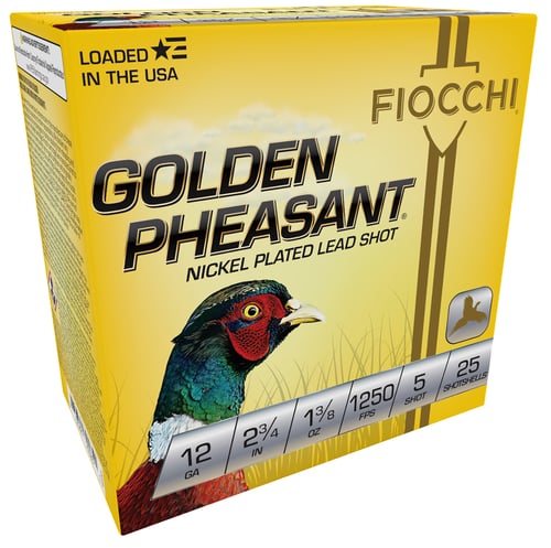 FIOCCHI GOLDEN PHEASANT 12GA 2.75