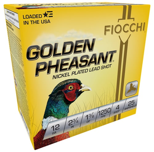 FIOCCHI GOLDEN PHEASANT 12GA 2.75