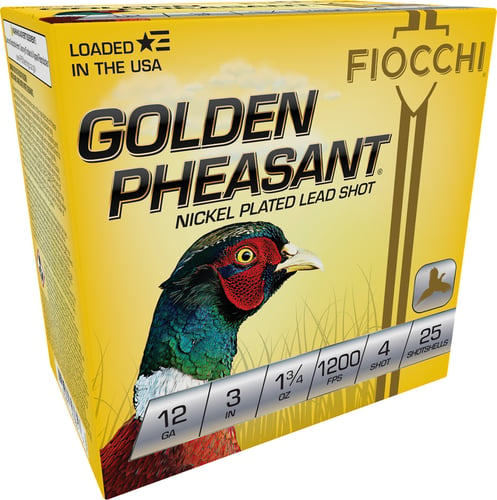 FIOCCHI GLDN PHEASANT 12GA 3