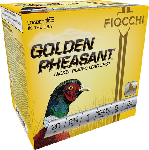 Fiocchi 20GP6 Golden Pheasant Extrema 20 Gauge 2.75
