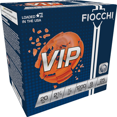 Fiocchi 20VIP9 Exacta Target VIP 20 Gauge 2.75