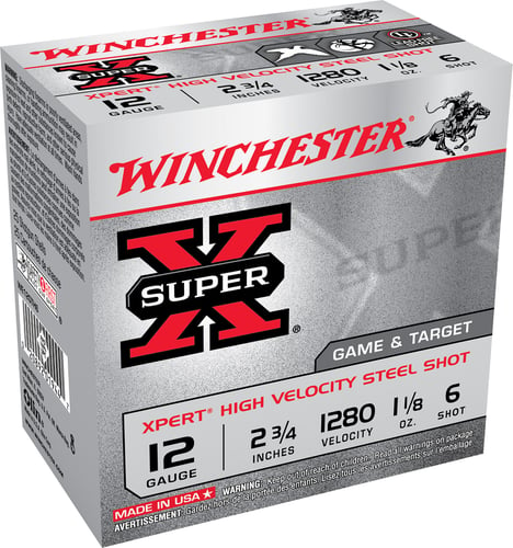 WINCHESTER XPERT 12GA 1280F #6 2.75