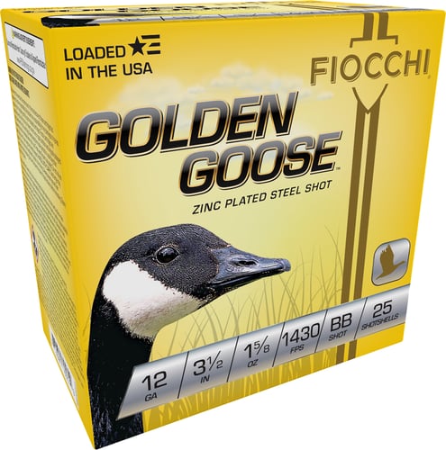 Fiocchi 1235GGBB Golden Goose  12 Gauge 3.50