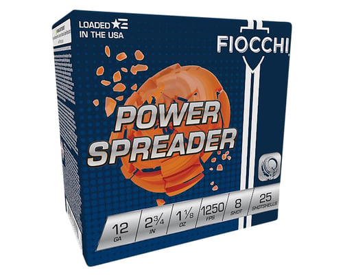 Fiocchi 12SSCX8 Exacta Target Power Spreader 12 Gauge 2.75