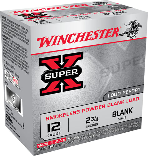 Winchester XP12 Super-X Shotshell 12 GA, 2-3/4 in, No. Blank