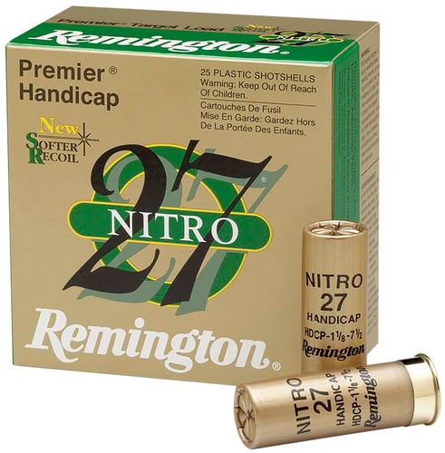 Remington Ammunition 20224 Premier Nitro 27 Handicap 12 Gauge 2.75
