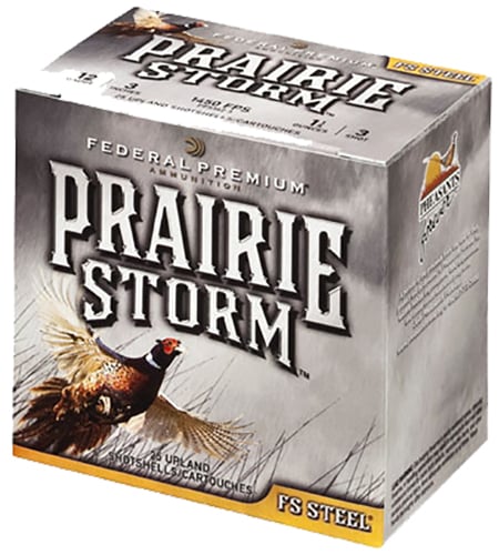 Federal PFS143FS3 Prairie Storm - FS Steel Shotshell 12 GA, 3 in, No.