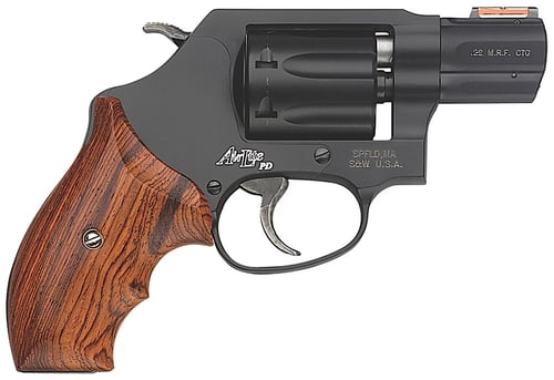 SW 351PD 22MAG 1.875 HI VIZ WOOD GRIP BLK 7RD