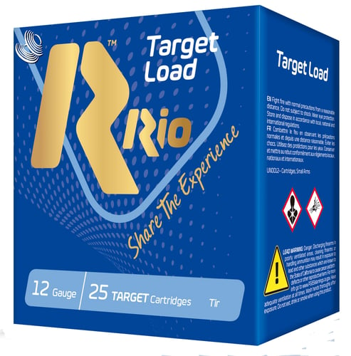 RIO AMMUNITION TLT288 Target Load Trap 12 Gauge 2.75