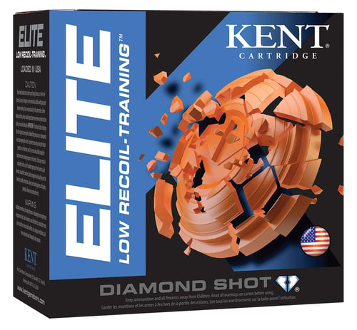Kent Cartridge E122L208 Elite Low Recoil-Training 12 Gauge 2.50