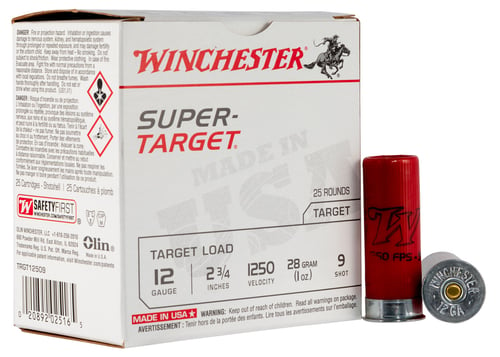 Winchester Ammo TRGT12509 Super-Target Light Target 12 Gauge 2.75