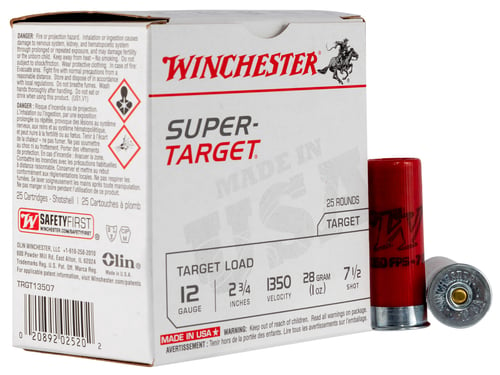 Winchester TRGT13507 Super-Target Shotshell 12 GA, 2-3/4