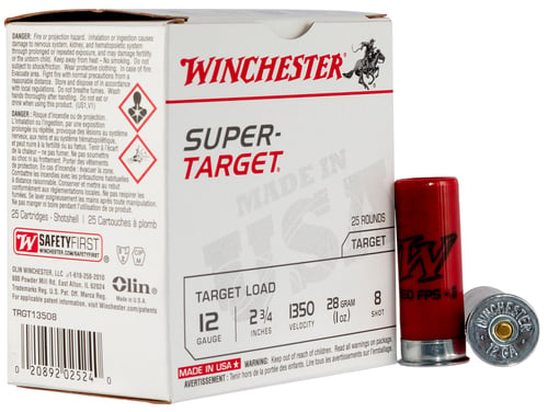 Winchester Ammo TRGT13508 Super-Target Light Target 12 Gauge 2.75