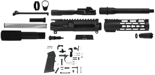 TacFire SSPK9MMLPK7K AR Build Kit KeyMod 9mm Luger Black Steel