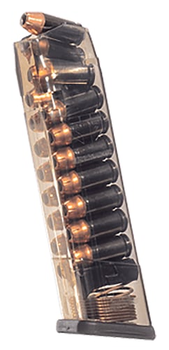 ETS Group GLK2118 Pistol Mags  18rd 45 ACP Compatible w/ Glock 21/30/41 Clear Polymer