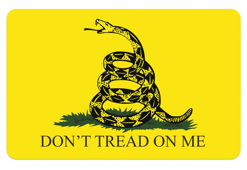 TekMat TEKR17GADSDEN Gadsden Flag Cleaning Mat 