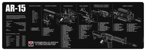 TEKMAT RIFLE MAT AR15 BLK