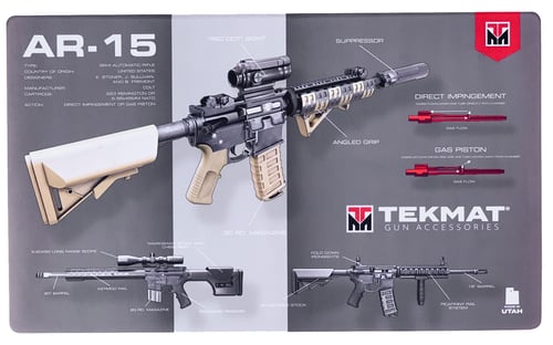 TekMat TEK42AR15WPD AR-15 Weapons Platform Design Door Mat Multi Color Rubber 42