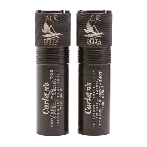 CARLSONS CHOKE TUBE WATERFOWL 2PK 12GA M/L-RANGE BER MOBIL