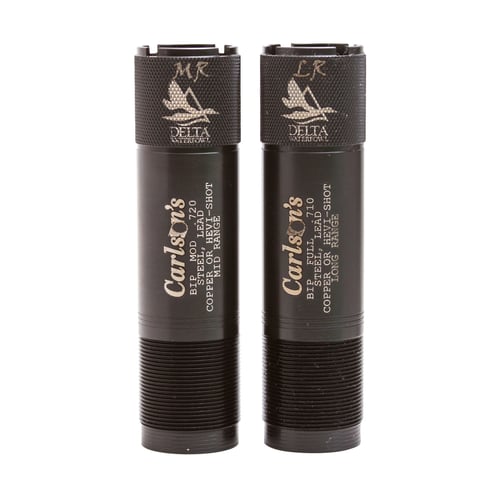 CARLSONS CHOKE TUBE WATERFOWL 2PK 12GA M/L-RANGE INVECTOR+