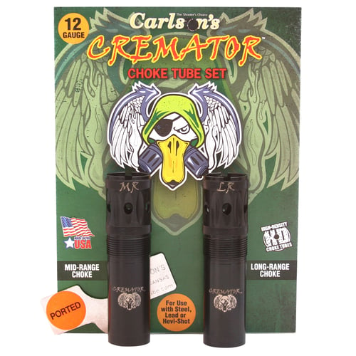Carlson's Cremator Waterfowl Mid and Long Range Ported Choke Tube for 12 ga Beretta/Benelli Mobil 2/ct