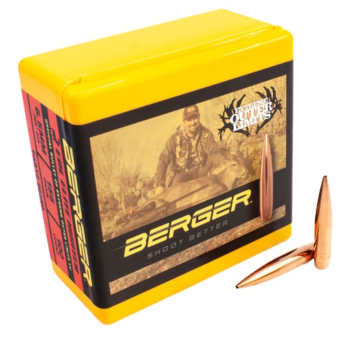Berger Bullets 26550 Elite Hunter Outer Limits 6.5mm .264 156 gr Boat Tail 100 Per Box
