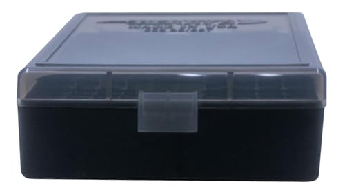 Berrys 75321 Ammo Box  38 Special/ 357 Mag Smoke/Black Polypropylene 1.68