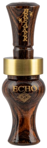 Echo Calls 78913 Breaker  Single Reed Mallard Hen Sounds Attracts Ducks Brown Bocote Timber