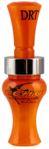 Echo Calls 79026 Timber  Double Reed Mallard Sounds Attracts Ducks Orange Pearl Acrylic