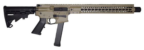 BRIGADE BM-9 9MM 16 FDE 15 RAIL MINI CAN 31RD