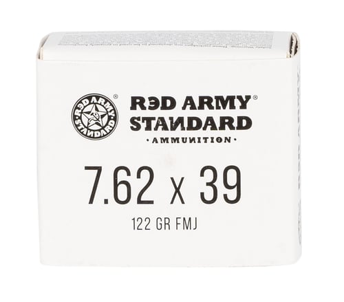 Red Army Standard AM3092 Rifle  7.62x39mm 122 gr Full Metal Jacket (FMJ) 20 Per Box/50 Cs