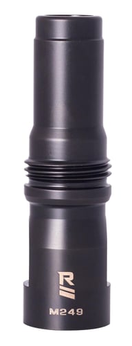Rugged Suppressor MD001 M249 Muzzle Device Black with 9/16x24 LH Threads & Dual Taper Locking System for Surge762, Razor762 & Micro30 Suppressors