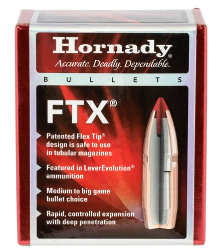 HORNADY BULLETS 35 CAL .355 165GR FTX 350 LEGEND 100CT