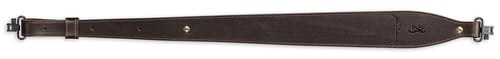 Browning 122398 John M Browning Signature  made of Dark Brown Leather with Suede Backing, 25