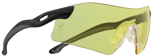 Browning 12765 All-Purpose  Adult Clear Lens Yellow Lens Smoke Lens Rose Lens Polycarbonate Black Frame