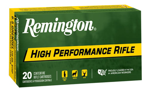 Remington R65GR1 Standard Rifle Ammo, BTHP, 120 Gr, 20 Rnd
