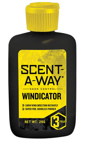 Scent-A-Way 00791 Max Windicator Odorless Scent Powder 0.98 oz Squeeze Bottle