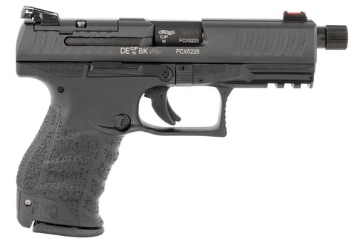 Walther PPQ M2 Q4 TAC Pistol  <br>  9mm 4.6 in. Black Threaded Barrel 15 rd.