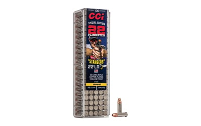 CCI Stangers Rimfire Ammunition .22LR 32 gr CPHP 1640 fps 100/ct