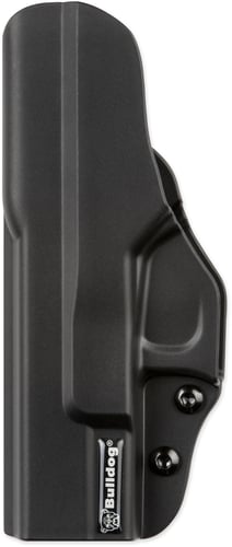 Bulldog PIPG43 Inside The Pants  IWB Black Polymer Belt Clip Compatible w/Glock 43 Belt 1.75