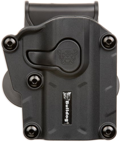 Bulldog MX001 Max Multi Fit OWB Black Polymer Paddle Fits Sig P250/P320 Fits S&W M&P 9/40/45 Fullsize Right Hand