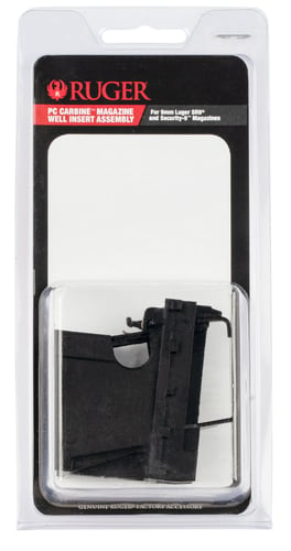Ruger 90653 Magazine Well Insert Assembly  Ruger PC Carbine 9mm Luger/40 S&W Compatible With Ruger SR-Series & Security-9 Magazines, Flush Fit, Black Polymer
