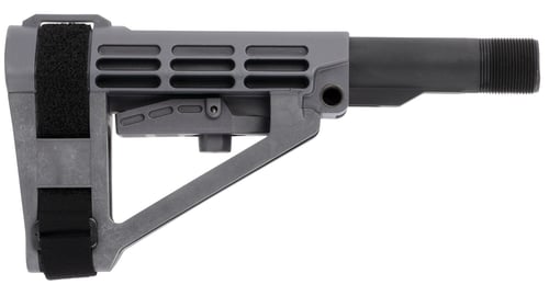 SB Tactical SBA4-03M-SB SBA4 Brace 6 Position Stealth Gray Synthetic with 7.50