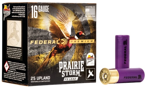 Federal PFX164FS4 Premium Prairie Storm FS 16 Gauge 2.75