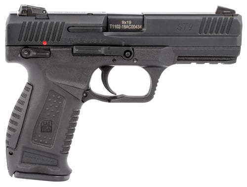 SAR USA ST9BL ST9 Semi-Auto Pistol 9MM, 4.5 Bbl, Black, 17+1 Rnd.