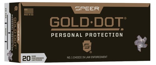 Speer 24467 Gold Dot Personal Protection 308 Win 150 gr Soft Point 20 Per Box/ 10 Case