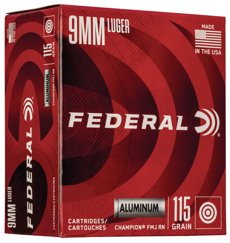 FED CAL9115    9MM       115 FMJ ALUM  50/20