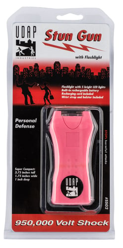 UDAP SSG2 Stun Gun  950,000 Volts Rechargeable Pink 1